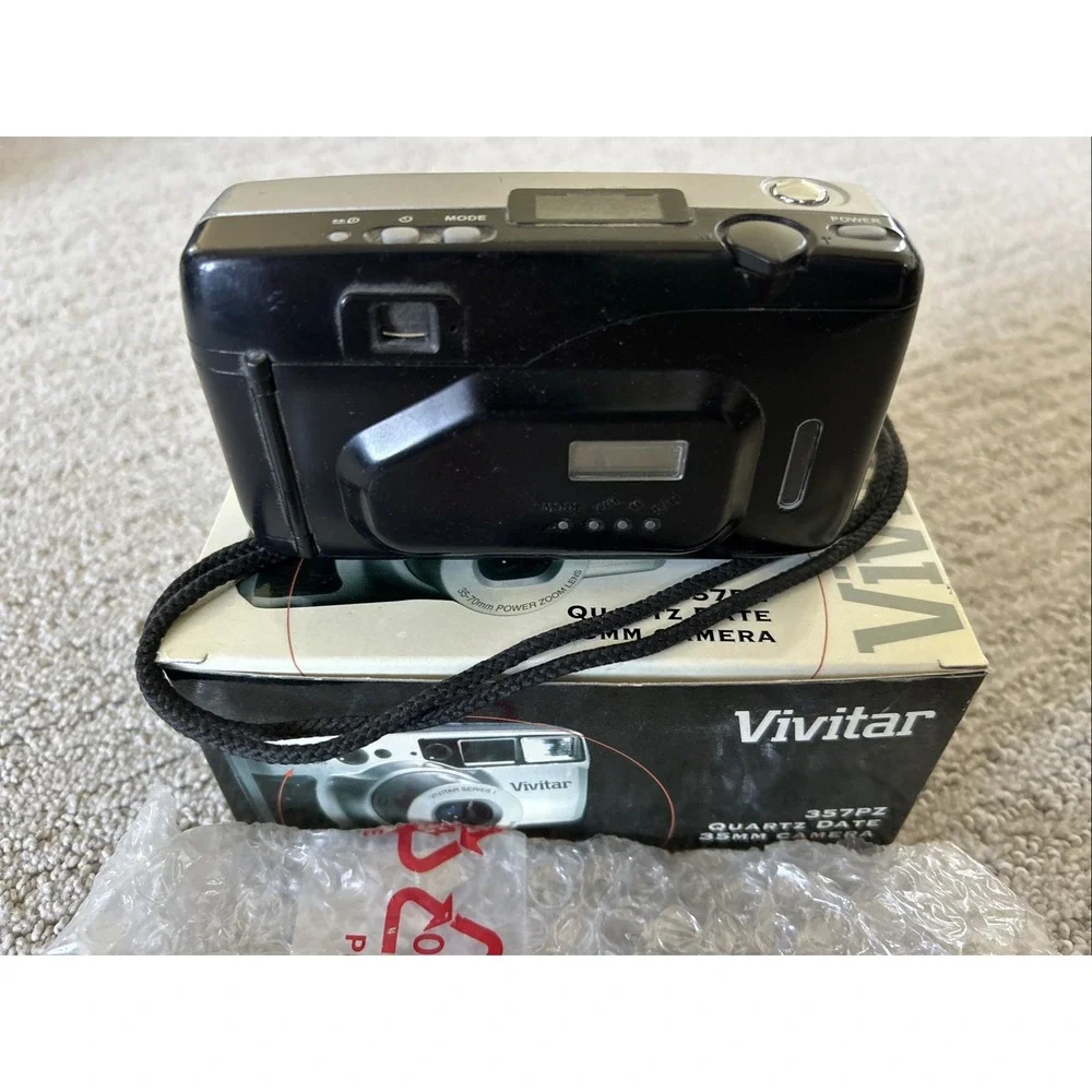Vivitar Series1 357PZ QD 35mm Point & Shoot Film Camera Untested